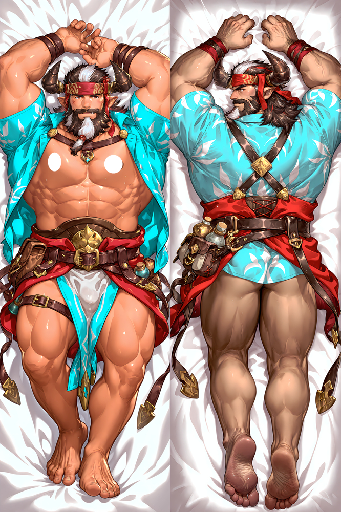 Granblue Fantasy - Redluck Dakimakura Body Pillow Cover - TBMMD0789