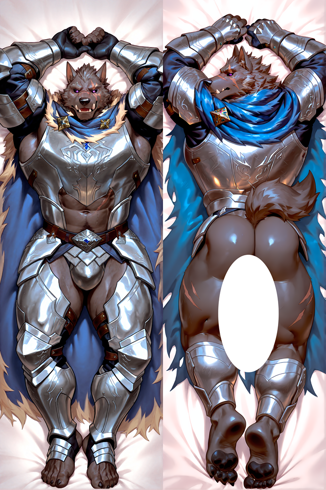 Elden Ring - Blaidd Dakimakura Body Pillow Cover - TBMMD0808