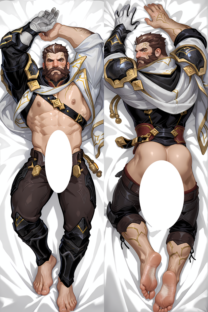 League of Legends - Graves Dakimakura Body Pillow Cover - TBMMD0809