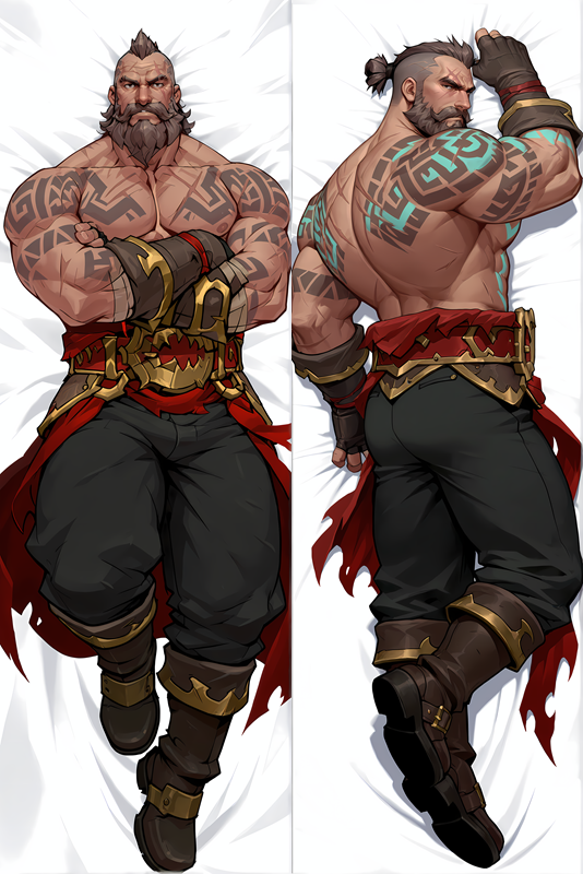 League of Legends - Gangplank Dakimakura Body Pillow Cover - TBMMD0831