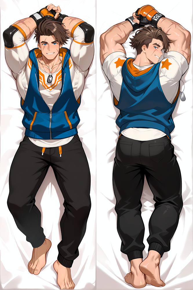 Street Fighter - Luke Dakimakura Body Pillow Cover - TBMMD0867