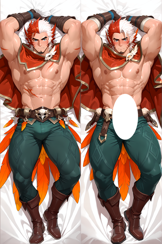 League of Legends - Rakan Dakimakura Body Pillow Cover - TBMMD0931