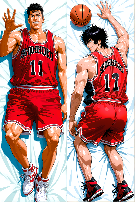 Slam Dunk - Kaede Rukawa Dakimakura Body Pillow Cover - TBMMD0974