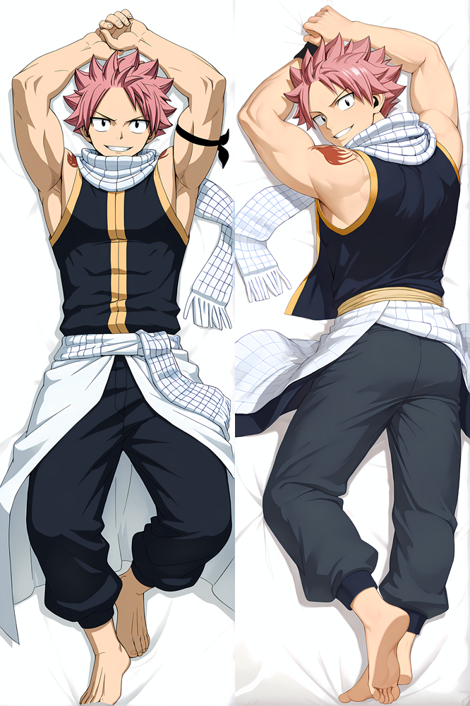 Fairy Tail - Natsu Dragneel Dakimakura Body Pillow Cover - TBMMD0984