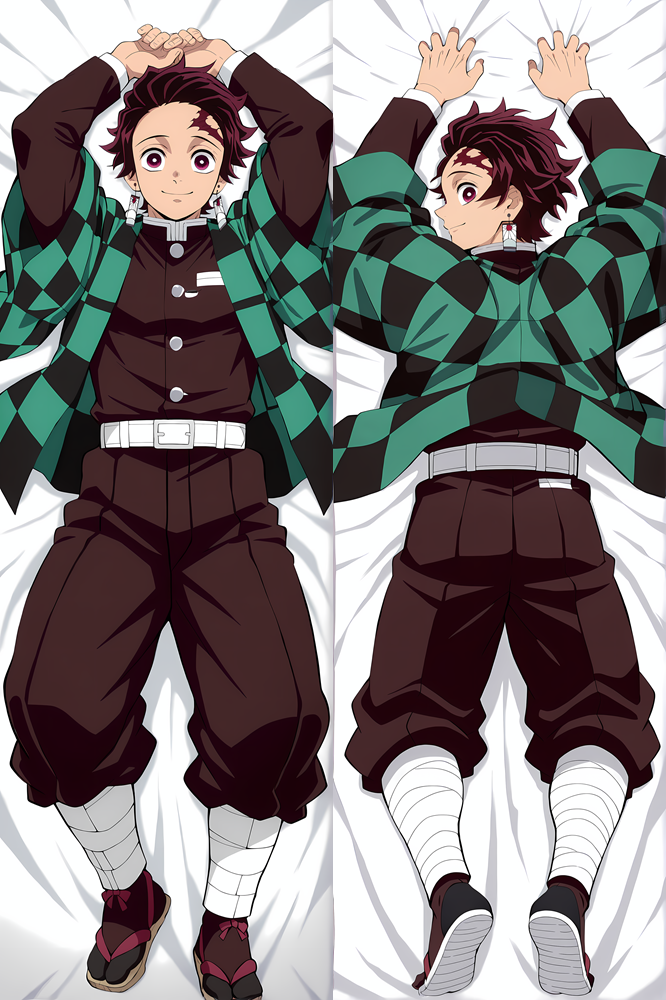 Demon Slayer: Kimetsu no Yaiba - Tanjiro Kamado Dakimakura Body Pillow Cover - TBMMD0991
