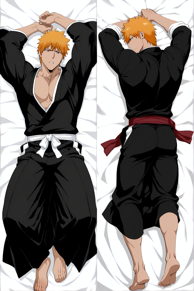 Bleach - Ichigo Kurosaki Dakimakura Body Pillow Cover - TBMMD1001