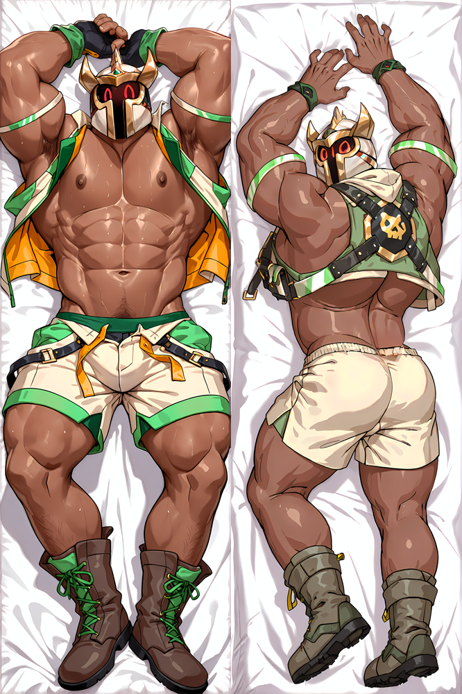 XXL WOOFIA - Beernox Dakimakura Body Pillow Cover - TBMMD1016