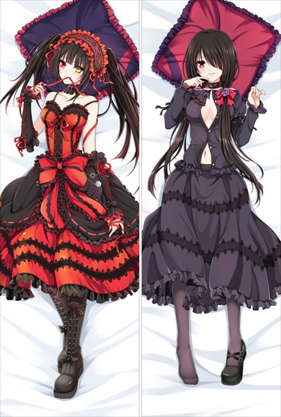 Date A Live Kurumi Tokisaki Anime Dakimakura Pillow Cover