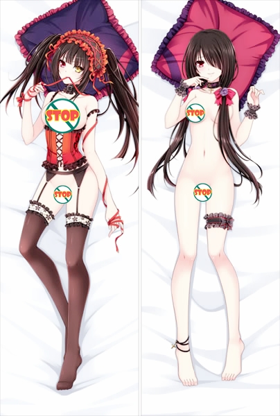Date A Live Kurumi Tokisaki Anime Dakimakura Pillow Cover