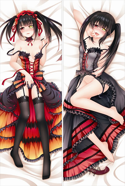 Date A Live Kurumi Tokisaki Anime Dakimakura Pillow Cover