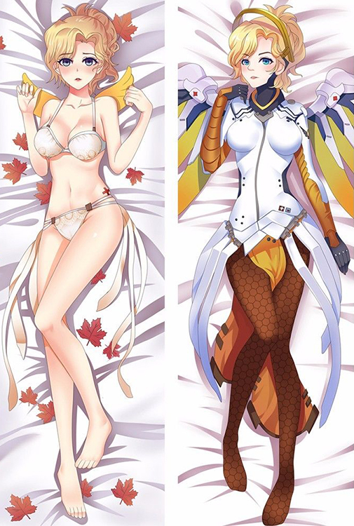 Overwatch Mercy Anime Dakimakura Body Pillow Cover