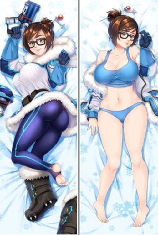 Overwatch Mei Anime Dakimakura Body Pillow Cover16242A