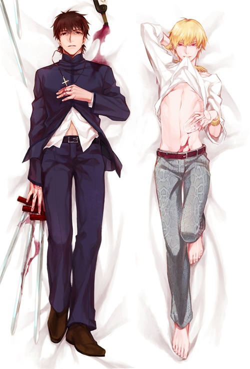 Hot Game Fate Stay Night Kotomine Kirei Anime Dakimakura Pillow Cover