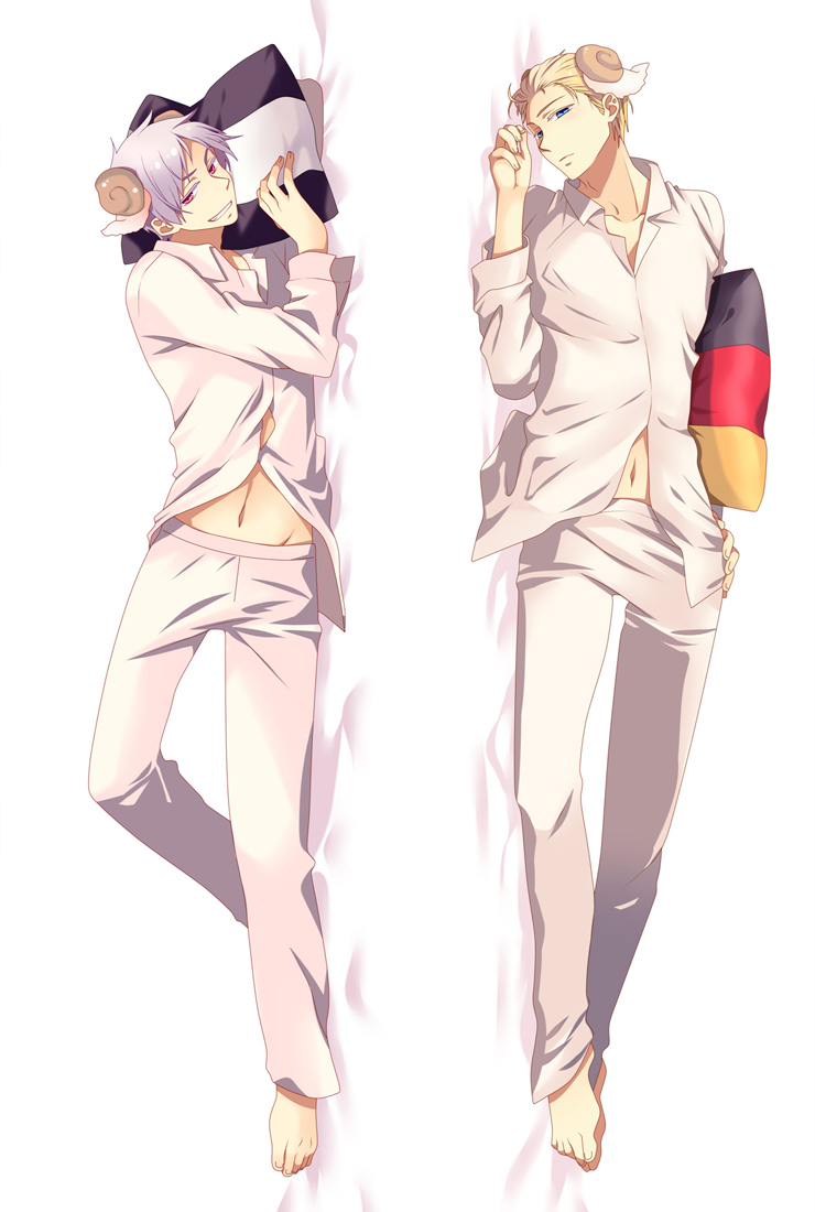 Hetalia: Axis Powers Archives Origami Tobiichi Anime Dakimakura Hugging Body Pillow Cover Case