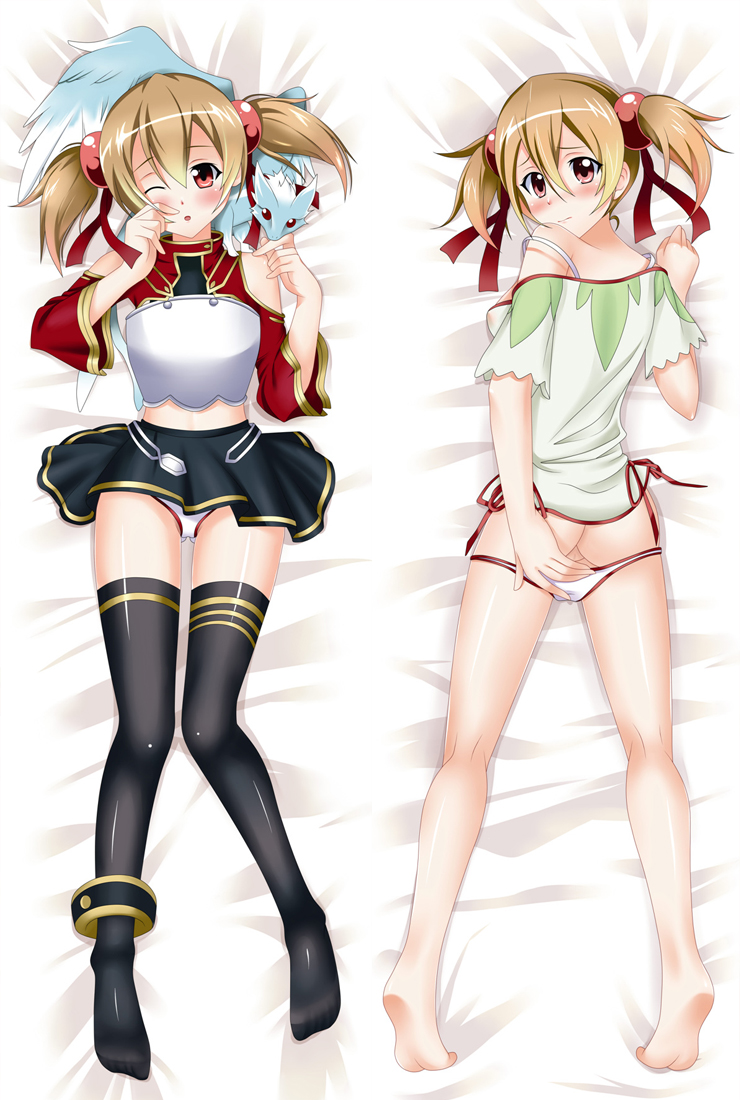 Sword Art Online Silica Anime Game Dakimakura Pillow Case Cover