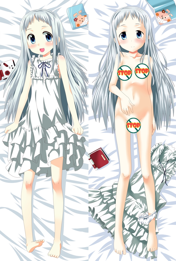 Anohana: The Flower We Saw That Day Honma Meiko/Menma Anime Dakimakura Pillow Case Cover