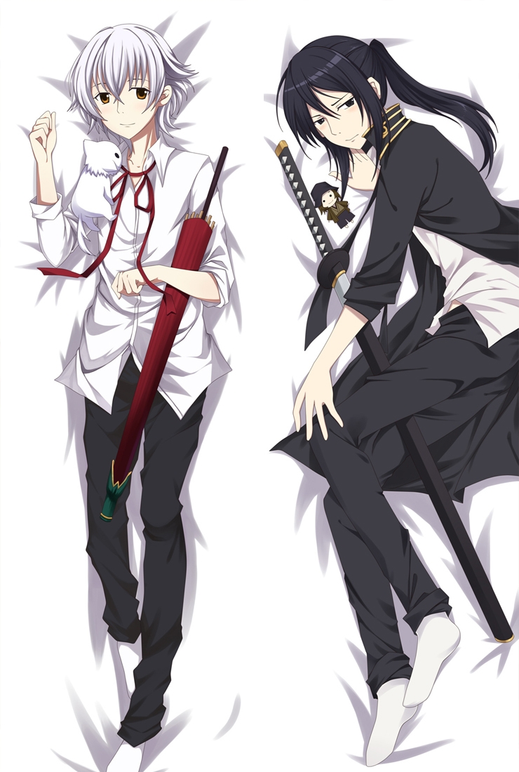 K-Project Isana Yashiro and Kuroh Yatogami Anime Dakimakura home decorative Pillow Case Cover
