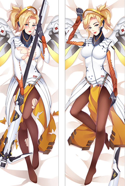 Overwatch Mercy Anime Dakimakura Body Pillow Cover