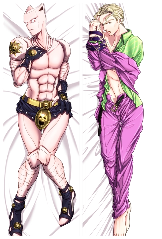 Hot Anime JoJo's Bizarre Adventure Kira Yoshikake Anime Dakimakura Pillow Cover