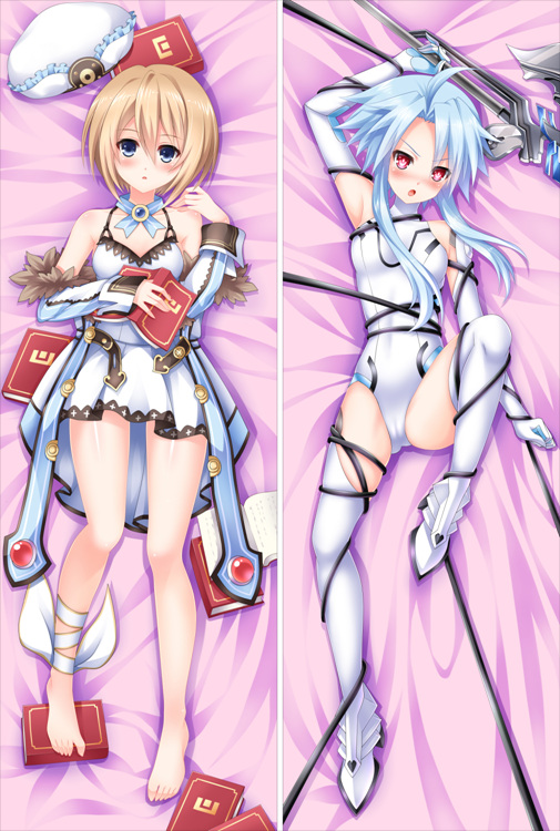New Anime Video Game Hyperdimension Neptunia White Heart Blanc Dakimakura Bed Hugging Body Pillow Case Cover