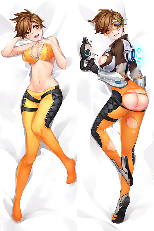 Overwatch Tracer Anime Dakimakura Hugging Pillow Cover