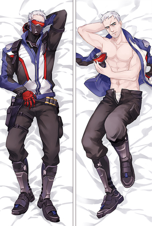 Overwatch Solider 76 Anime Dakimakura Body Pillow Cover
