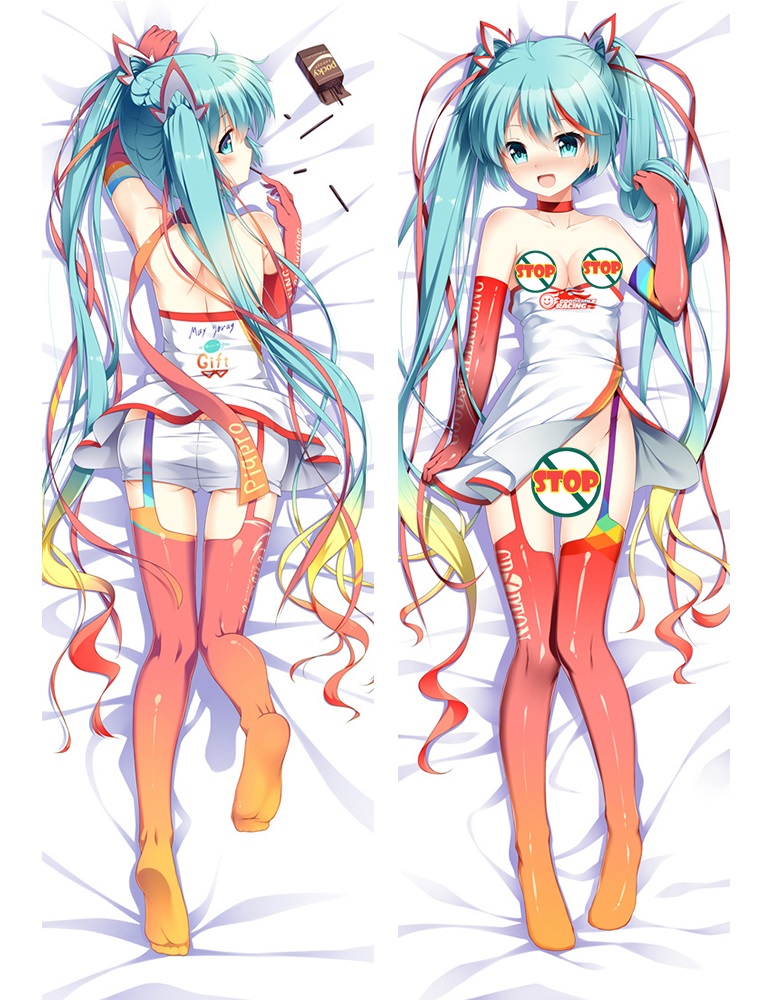 Vocaloid Hatsune Miku Racing Miku Anime Dakimakura Pillow Cover