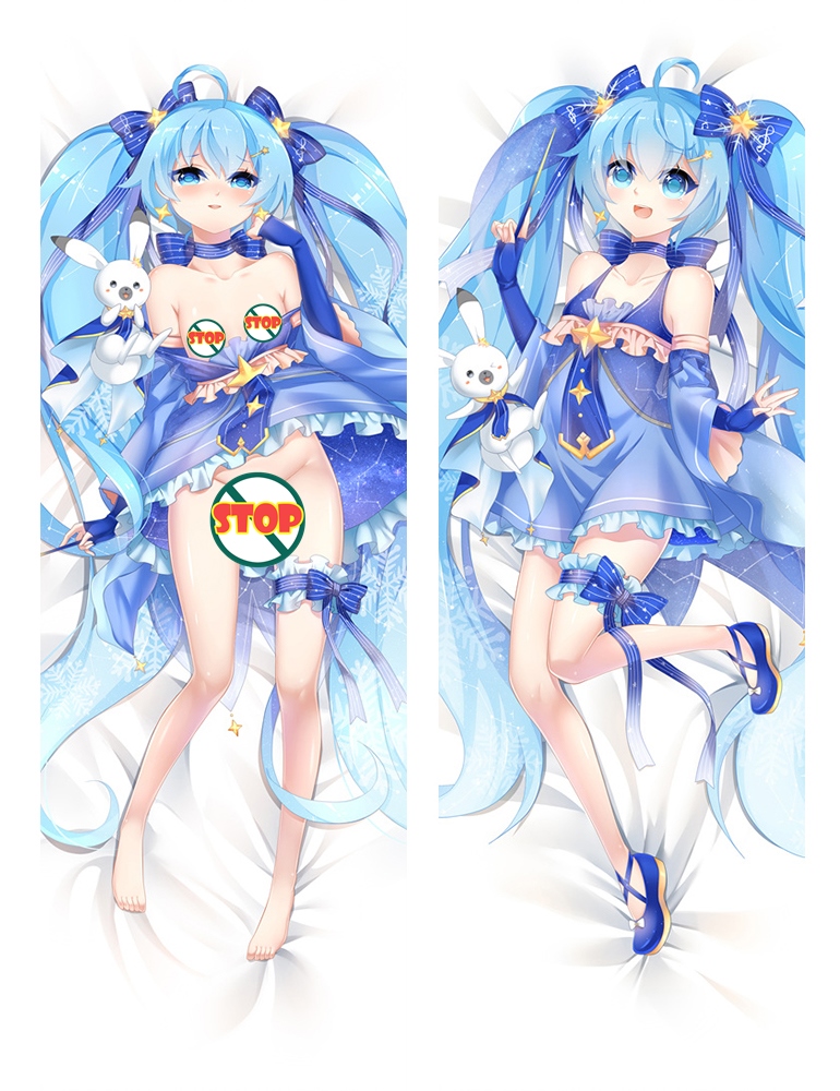 VOCALOID Hatsune Miku SNOW MIKU 2017 Anime Dakimakura Pillow Cover