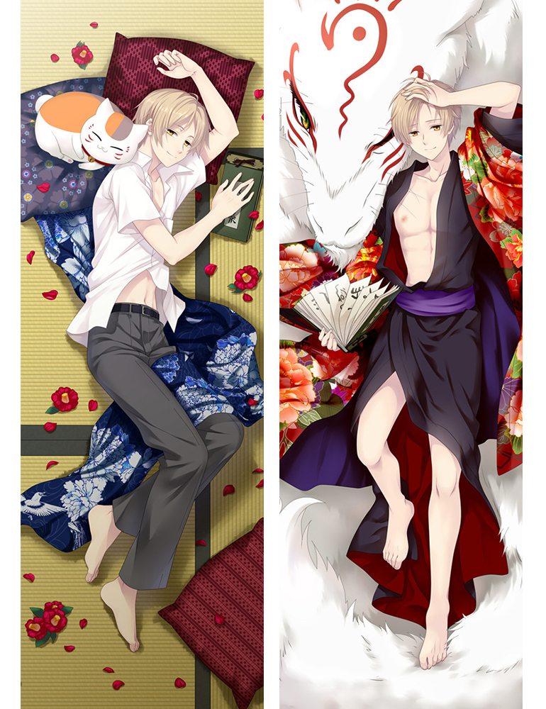 Natsume's Book of Friends Takashi Natsume Madara Anime Dakimakura Pillow Cover