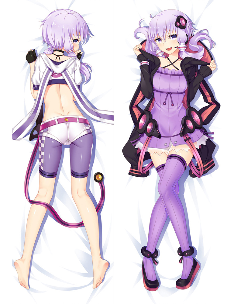 New Vocaloid Dakimakura Yuzuki Yukari Anime Girl Hugging Body Pillow Case Cover
