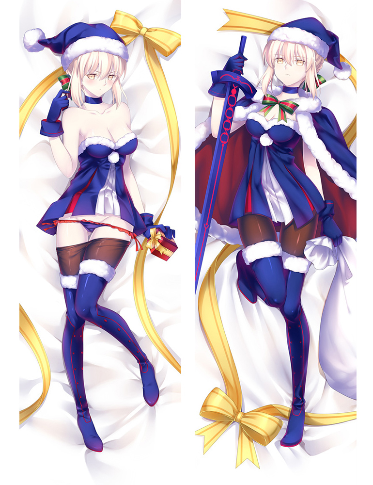 New Fate Stay Night Zero Dakimakura Saber Christmas Anime Hugging Body Pillow Case