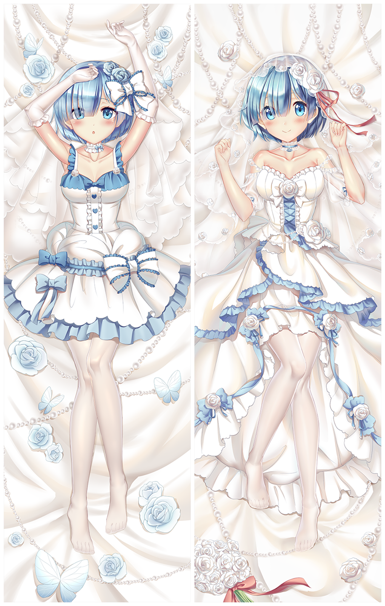 Re:Zero − Starting Life in Another World Rem 3D Detachable Pillow Cover（Including 3D Breasts or Hips）