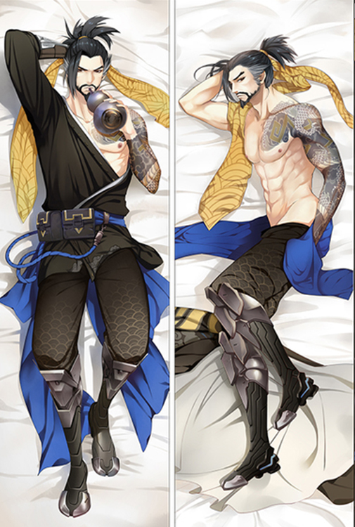 Overwatch Hanzo Anime Dakimakura Body Pillow Cover