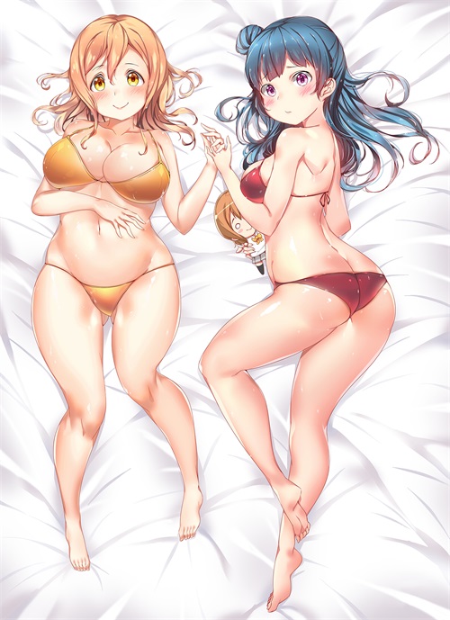 Hot Anime Love Live! Kunikida Hanamaru&Tsushima Yoshiko Anime Dakimakura Pillow Cover712011