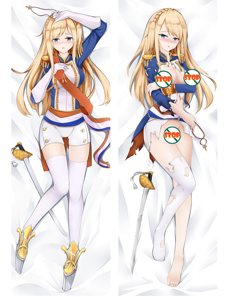 Newly Anime Dakimakura Battleship Girls Richelieu Hugging Body Pillow case