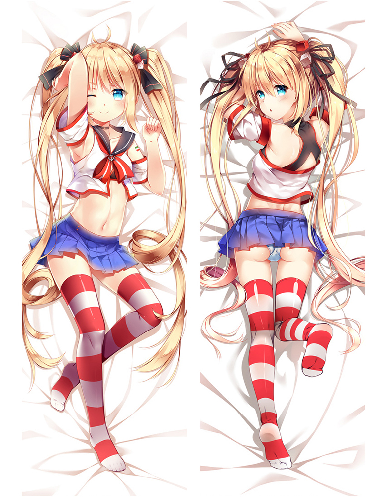 New Anime Battleship Girls Andrea Doria-class battleship Dakimakura Body Pillow Case