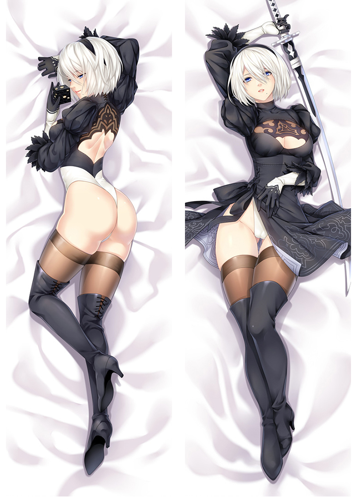 Nier: Automata 2B Anime Dakimakura Hugging Body Pillow Cover