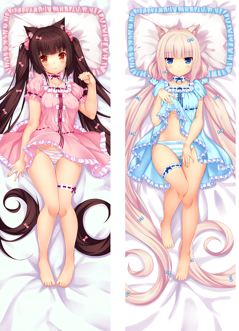 Nekopara Chocolat&Vanilla Anime Dakimakura Pillow Cover