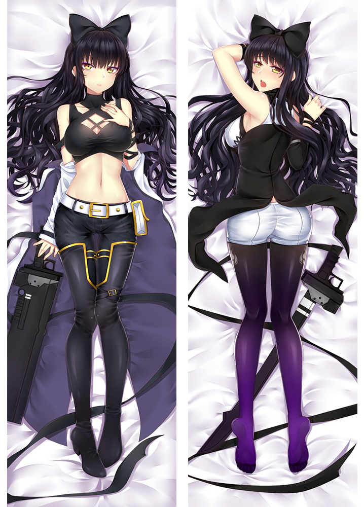 New Anime RWBY Blake Belladonna Dakimakura Bed Hugging Body Pillow Case Cover