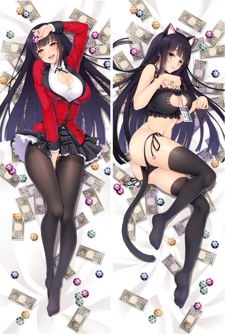 Anime Dakimakura Pillow Cover Kakegurui - Compulsive Gambler Yumeko Jabami Otaku  Hugging Body Pillow Case Cover