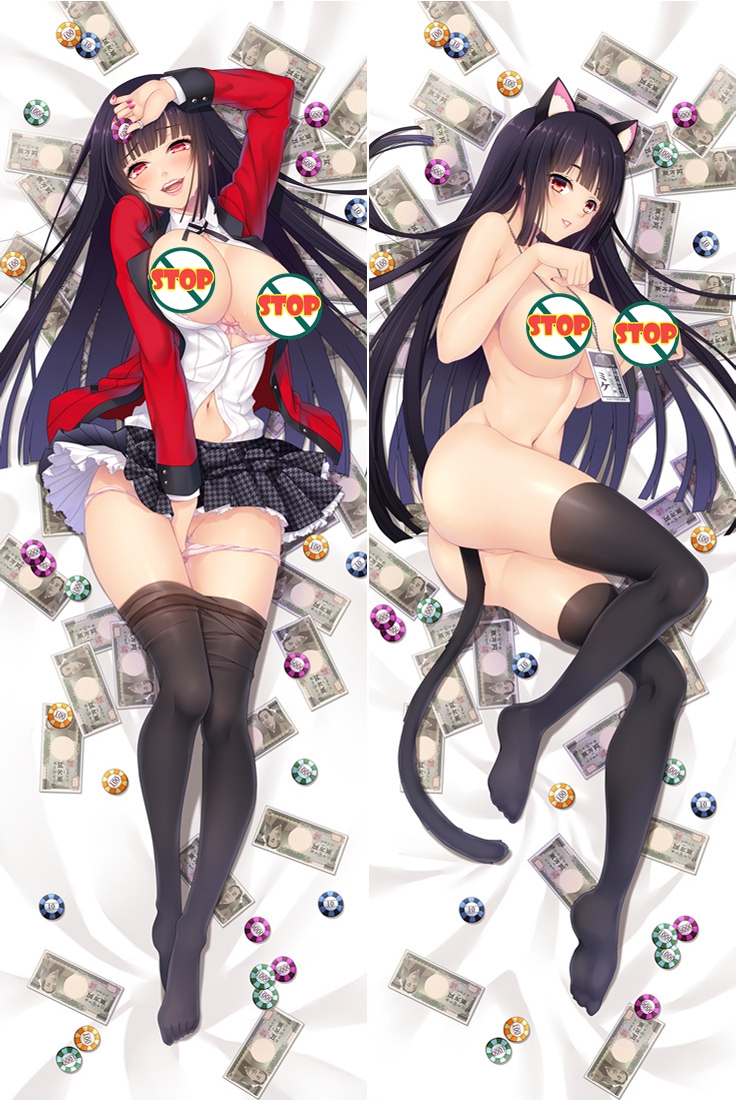 Anime Dakimakura Pillow Cover Kakegurui - Compulsive Gambler Yumeko Jabami Otaku  Hugging Body Pillow Case Cover R18