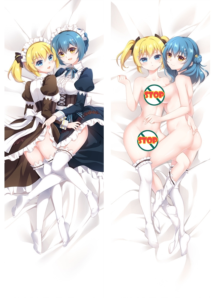 Anime Battle Girl High School Shiho Kunieda&Kanon Kougami Dakimakura Hugging Body Pillow Case