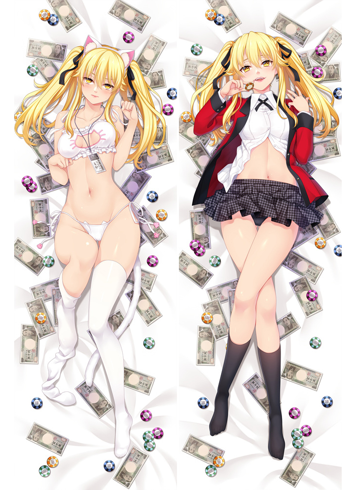 Anime Kakegurui Compulsive Gambler Saotomebunari Dakimakura Hug Body Pillow Case Cover