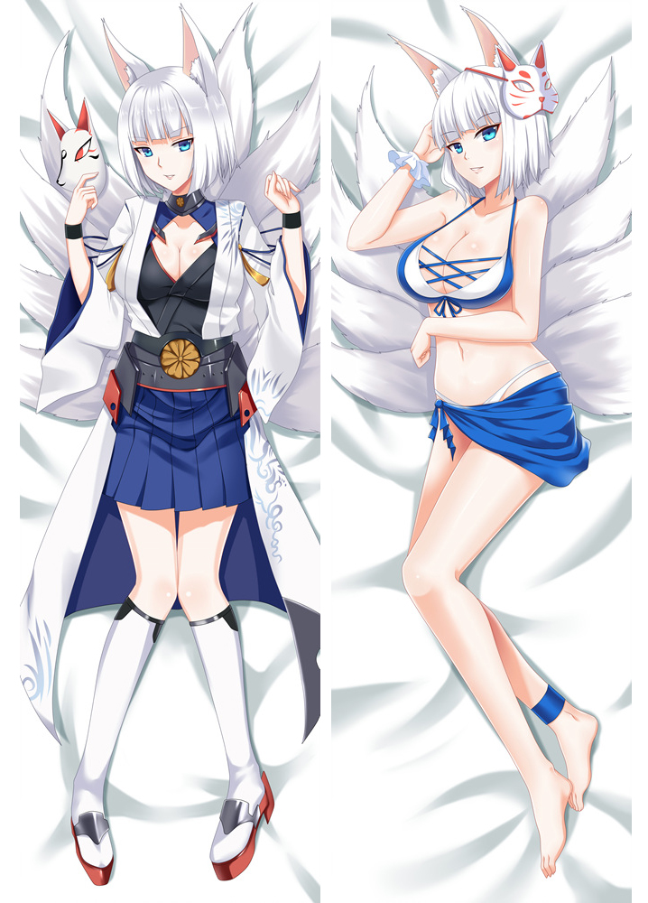 New Game Azur Lane Kaga Dakimakura Hugging Body PillowCase Otaku Cushion Cover