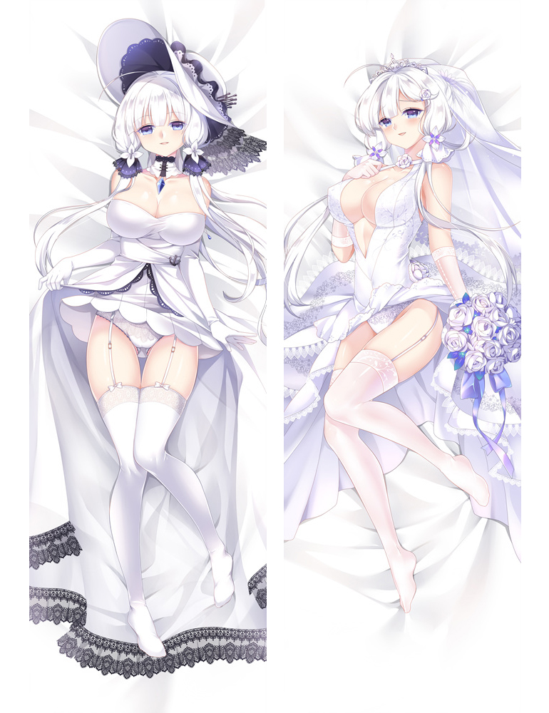 New Anime Azur Lane Dakimakura game Azur Lane Illustrious Hugging Body Pillow Case cover