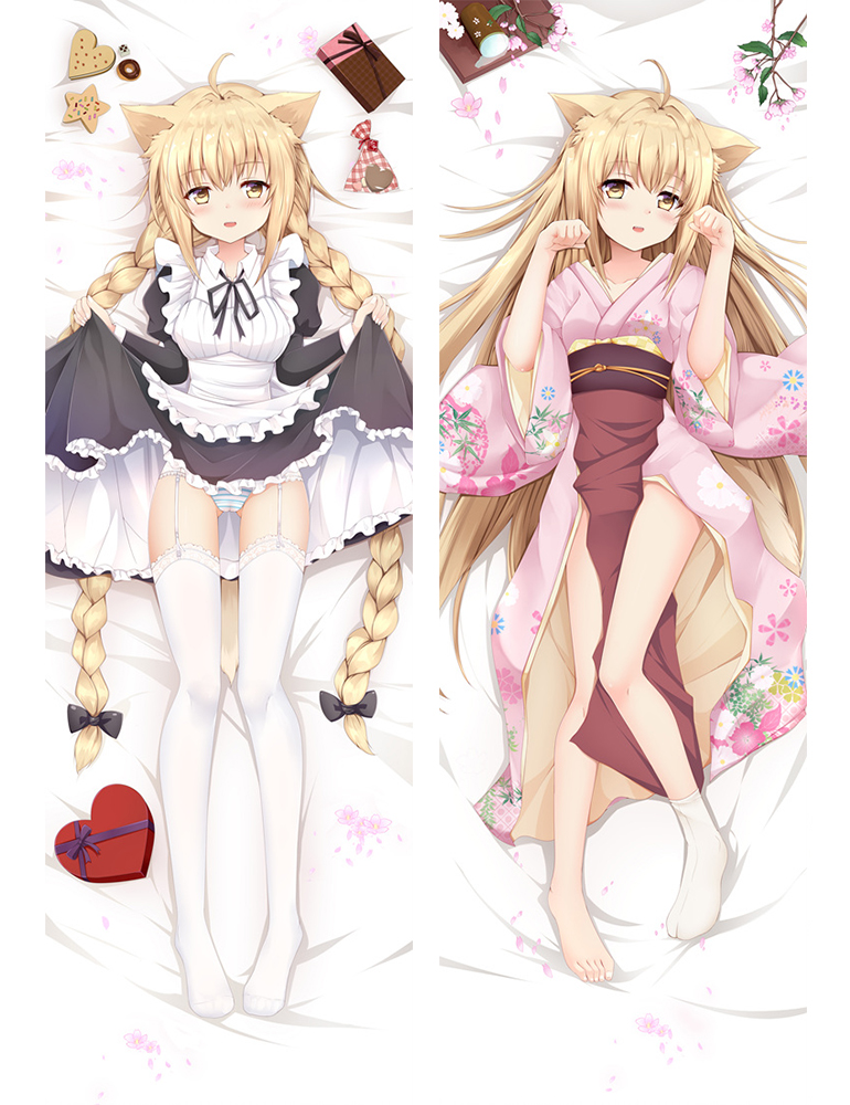Konohana Kitan Yuzu Anime Dakimakura Pillow Case