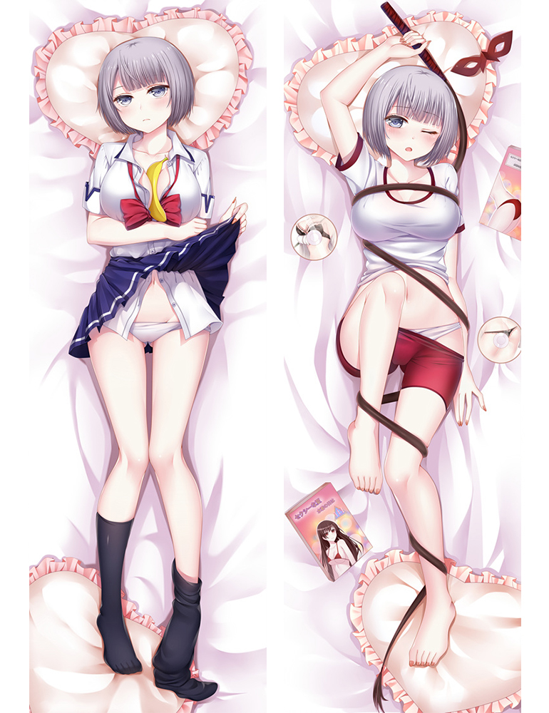 Boku no Kanojo ga Majime Sugiru Shojo Bitch na Ken Akiho Kōsaka Anime Dakimakura Pillow Cover