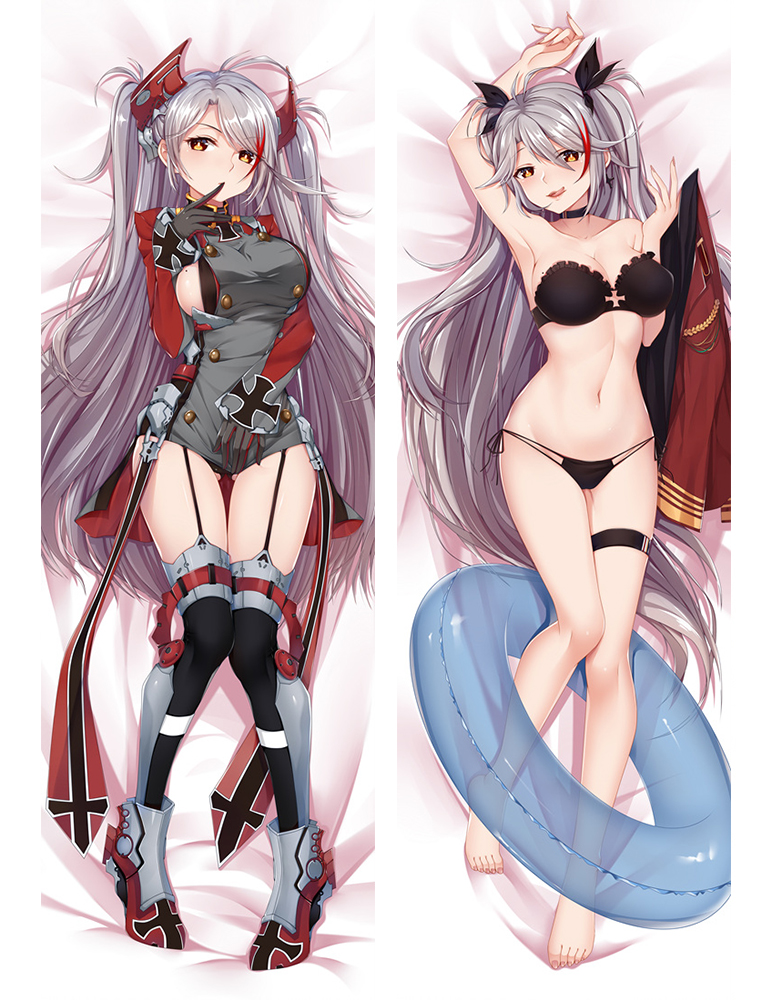 Azur Lane Prinz Eugen Anime Dakimakura Pillow Cover