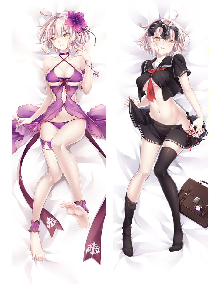 Fate/Grand Order FateGO FGO Jeanne D'Arc Anime Dakimakura Pillow Cover