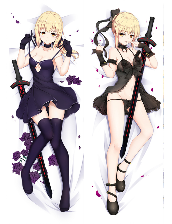 Fate/Grand Order FateGO FGO Saber Horta Nightclothes Anime Dakimakura Pillow Cover